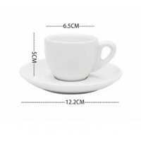 Керамическая чашка с блюдцем для эпрессо 55 мл. Agave Coffee