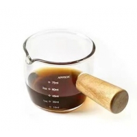 Мерный стакан для кофе с 1 носиком Agave 75 мл.